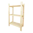 Стеллаж Timber&style 60x103x30 см массив дерева цвет бежевый нагрузка до 50 кг