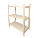 Стеллаж Timber&style 75x103x40 см массив дерева цвет сосна нагрузка на полку до 50 кг