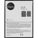 Рамка Inspire Lila 30x40 см пластик цвет черный