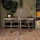 Стул Royal Family Nico 56x45x80 см полипропилен коричневый