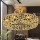 Люстра потолочная ARTI LAMPADARI Favola E 1.4.45.502 G 6 ламп 20 м² цвет золото