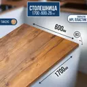 Столешница Artmebellux 170x60x2.6 см ЛДСП цвет таксус