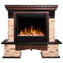 Каминокомплект Realflame Rockland FS25/25'5 AO с очагом Saphir 25.5 750Вт античный дуб