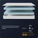 Матрас Piterson Mona 70x190x19 см независимый пружинный блок 1-спальный