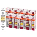 Набор ламп Osram 4058075315839 светодиодных Star G9 220-240 В 3.50 Вт капсула матовая 400 Лм теплый белый свет 10 шт
