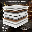Матрас Piterson Famos 80x190x20 см независимый пружинный блок 1-спальный