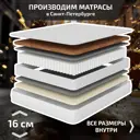 Матрас Piterson Wend 120x200x16.1 см независимый пружинный блок 1.5-спальный