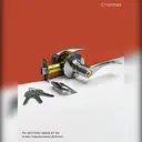 Ручка межкомнатная Vettore A8023 ET SN ключ-поворотник сатин