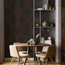 Обои бумажные Carlisle Company Aged Elegance коричневые 0.68 м LG3333