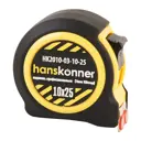 Рулетка Hanskonner HK2010-03-10-25 10 м x 25 мм, ударопрочная, магнитный наконечник, двусторонняя шкала