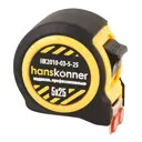 Рулетка Hanskonner HK2010-03-5-25 5 м x 25 мм, ударопрочная, магнитный наконечник, двусторонняя шкала