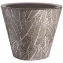 Кашпо Вмс 47100 19 см 3 л пластик бежевый, зеленый