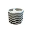 Стакан для зубных щеток Primanova D-20272 цвет серый