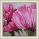 Картина в раме 50x50 Цветы 26