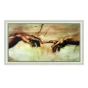 Картина в раме 55416 33x70 см Сотворение Адама