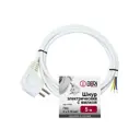 Шнур сетевой DORI без заземления без выключателя 10 А 5 м цвет белый