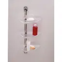 Полка для ванной комнаты Primanova M-N16-16 алюминий