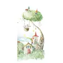 Наклейка для дверей и мебели Wallfix "Сказочная страна часть 2" 95x220 см, W283