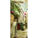 Наклейка для дверей и мебели Wallfix "Домик во флоренции" 95x220 см, W179