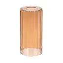 Плафон для люстры 33 ИДЕИ S.15.AM стеклянный цвет янтарный Е27 Ø10 см