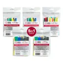 Термоусаживаемая трубка Dori набор 5in1 100 мм 105 шт