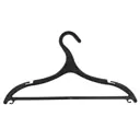 Вешалка для одежды Valexa ВВ-3К 3x23x3 см пластик цвет черный 5 шт