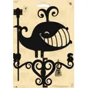 Флюгер стальной Duck&Dog Л03 60x48x42 цвет черный