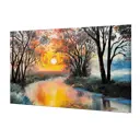 Картина на холсте Erida "Зимняя река" 100x60 см 11121