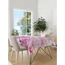 Скатерть на стол Iris прямоугольная 140x220 см цвет голубой 93ск