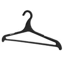 Вешалка для одежды 43x19x1 см 9 шт пластик цвет черный
