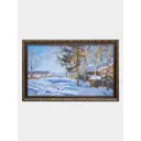 Картина в раме "К весне", С.Ю. Жуковский. 30x50 см