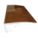 Козырек над входной дверью ArtCore YS49 115x80x37см белый