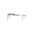 Козырек ArtCore YS20W 115x80x37см белый