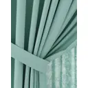 Комплект штор на шторной ленте блэкаут Helga Ролнос 150x260 см цвет бирюзовый