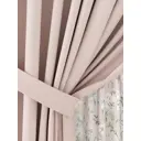 Комплект штор на шторной ленте блэкаут Helga Розмарс 150x260 см цвет белый