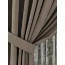 Комплект штор на шторной ленте блэкаут Helga Белисси 150x260 см цвет коричневый