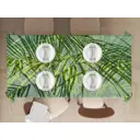 Скатерть на стол Iris 97ск прямоугольная 140x220 см цвет зеленый