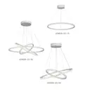Светильник подвесной светодиодный VITALUCE V04628-03/2S 15 м² нейтральный белый свет цвет белый