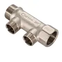 Коллектор СТМ 2 выхода 1"х1/2" наружная резьба