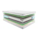 Матрас Анатомия сна Element Noat 200x80x22см текстиль независимый пружинный блок, односпальный, ортопедический