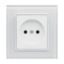 Розетка встраиваемая Vesta-electric Exclusive White FRZ00040002BEL цвет белый