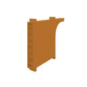 Вентиляционная коробочка Bricko 90x10мм кирпичная 120шт