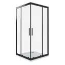 Душевая перегородка Good door Cofe КФ00007 100x190см черный профиль