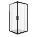 Душевая перегородка Good door Cofe КФ00009 120x190см черный профиль