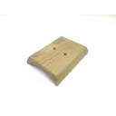 Накладка для розеток и выключателей Cleverwood Прямой угол D220 мм 2 поста цвет бук