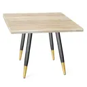 Стол квадратный Sheffilton Sht-t145 80x80 см МДФ цвет дуб сонома