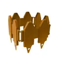 Заборчик декоративный Дачная мозаика Дощечки 10640 27x300 см