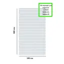 Фасад универсальный для кухонного шкафа 50x68x1.8 см Play МДФ цвет белый