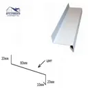 Отлив Артстройсити 2000x80мм белый RAL 9003