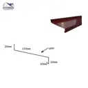 Отлив Артстройсити 2000x150мм красный RAL 3005